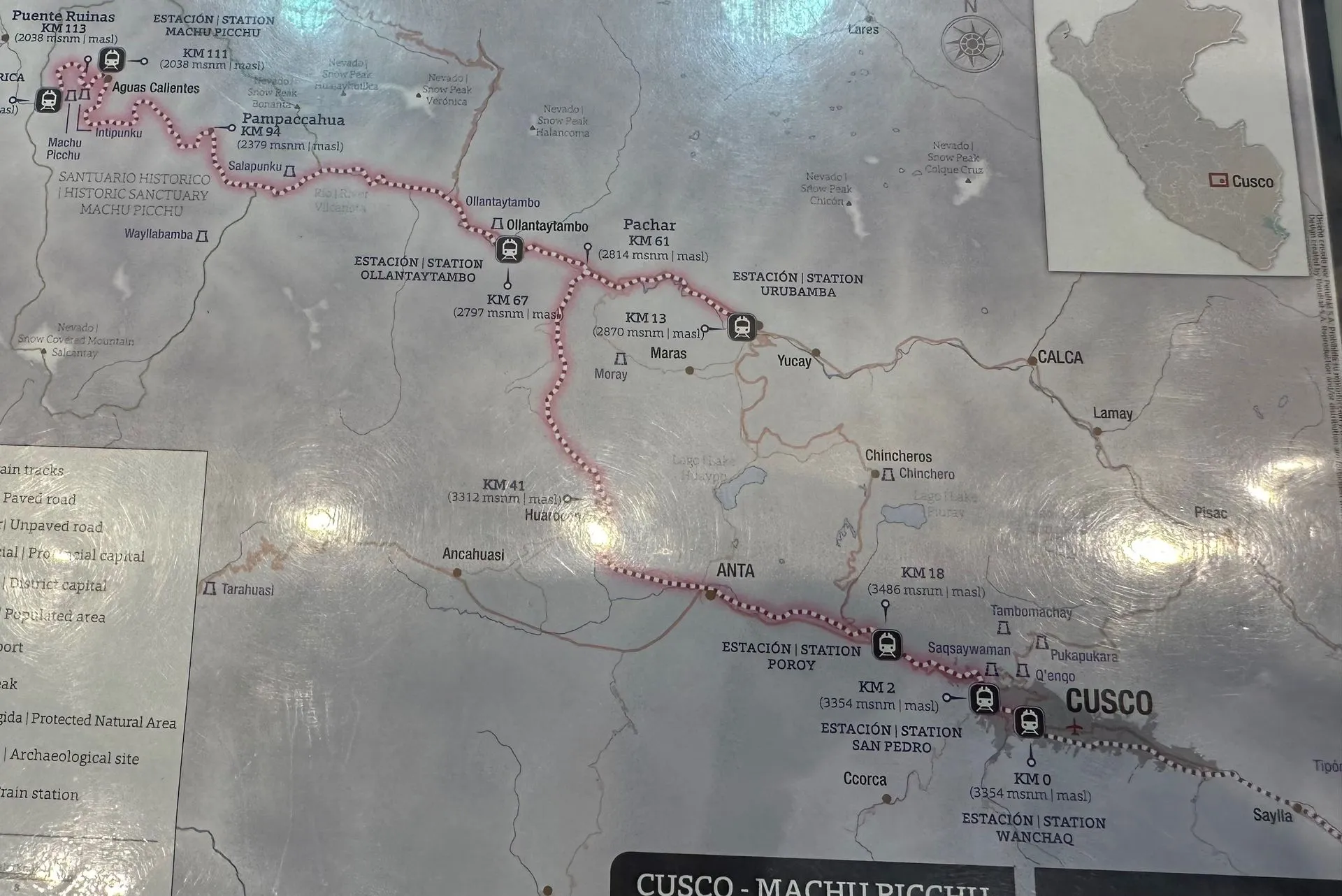 LIMA to CUSCO,  PERU