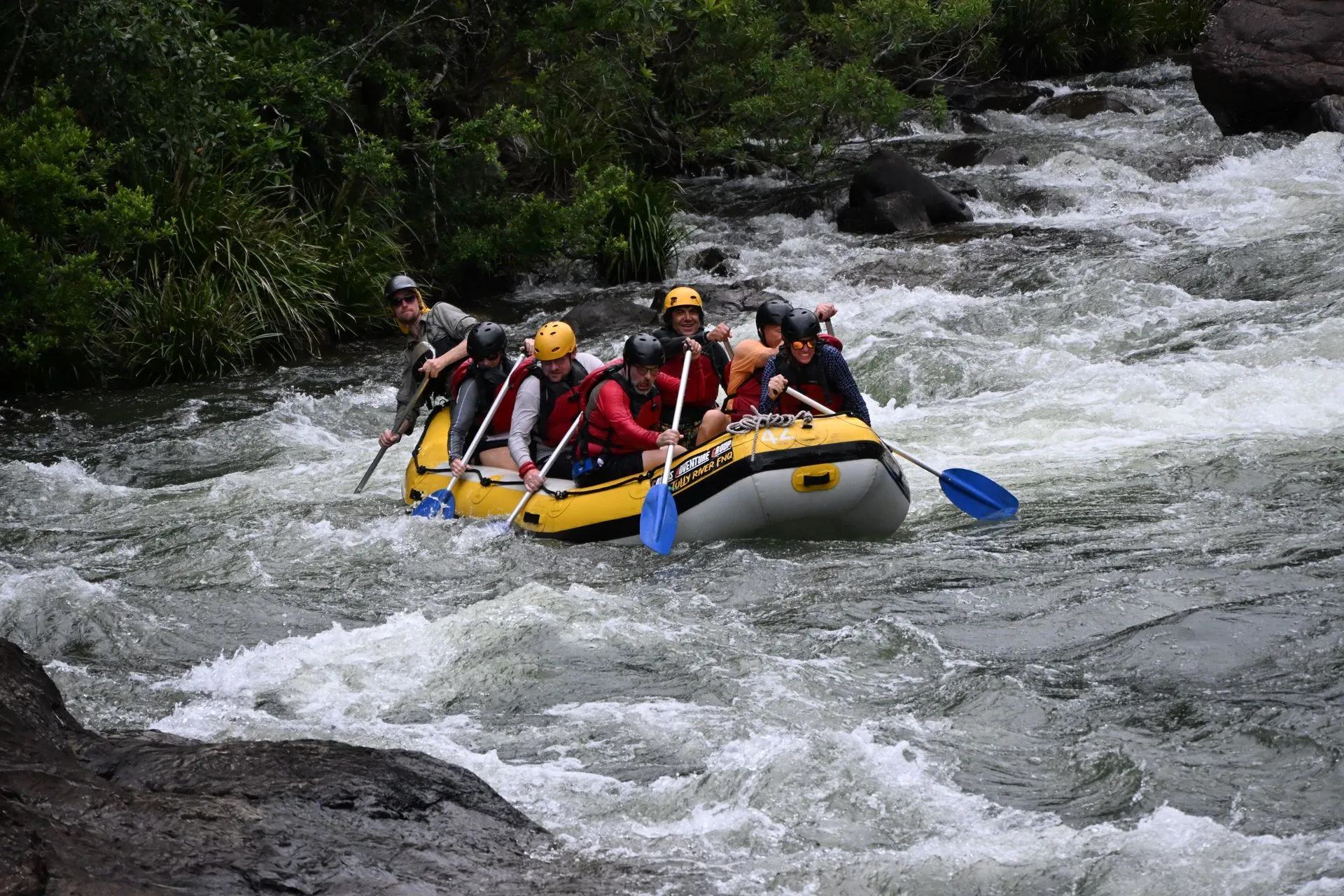 TULLY RIVER, WHITE WATER RAFTING, AUSTRALIA