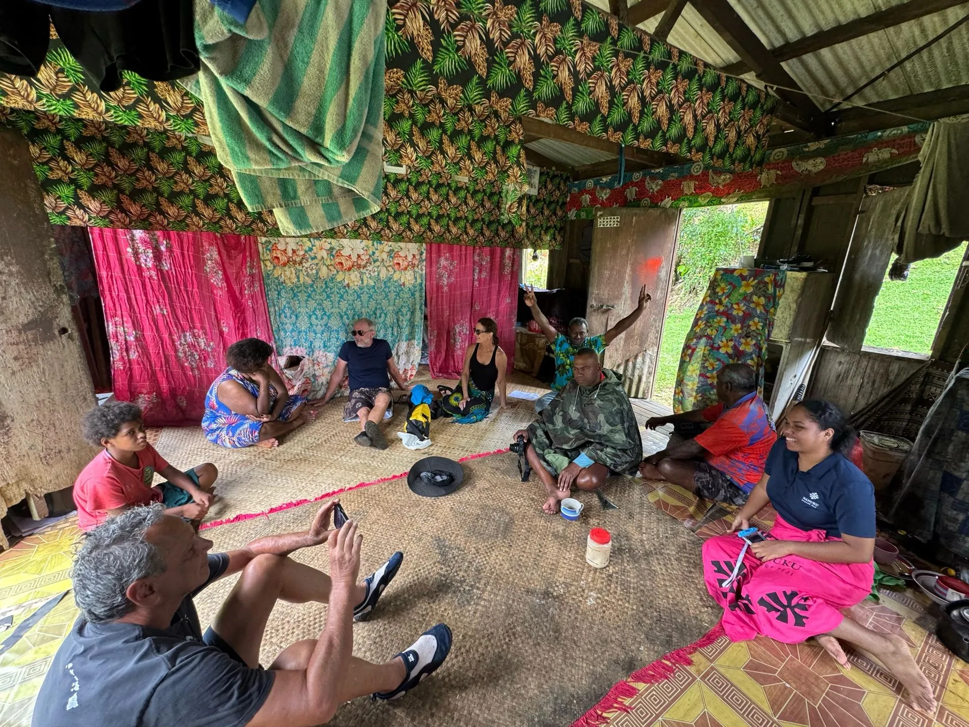 RIVER TUBING DOWN THE NAVUA, SUVA, FIJI