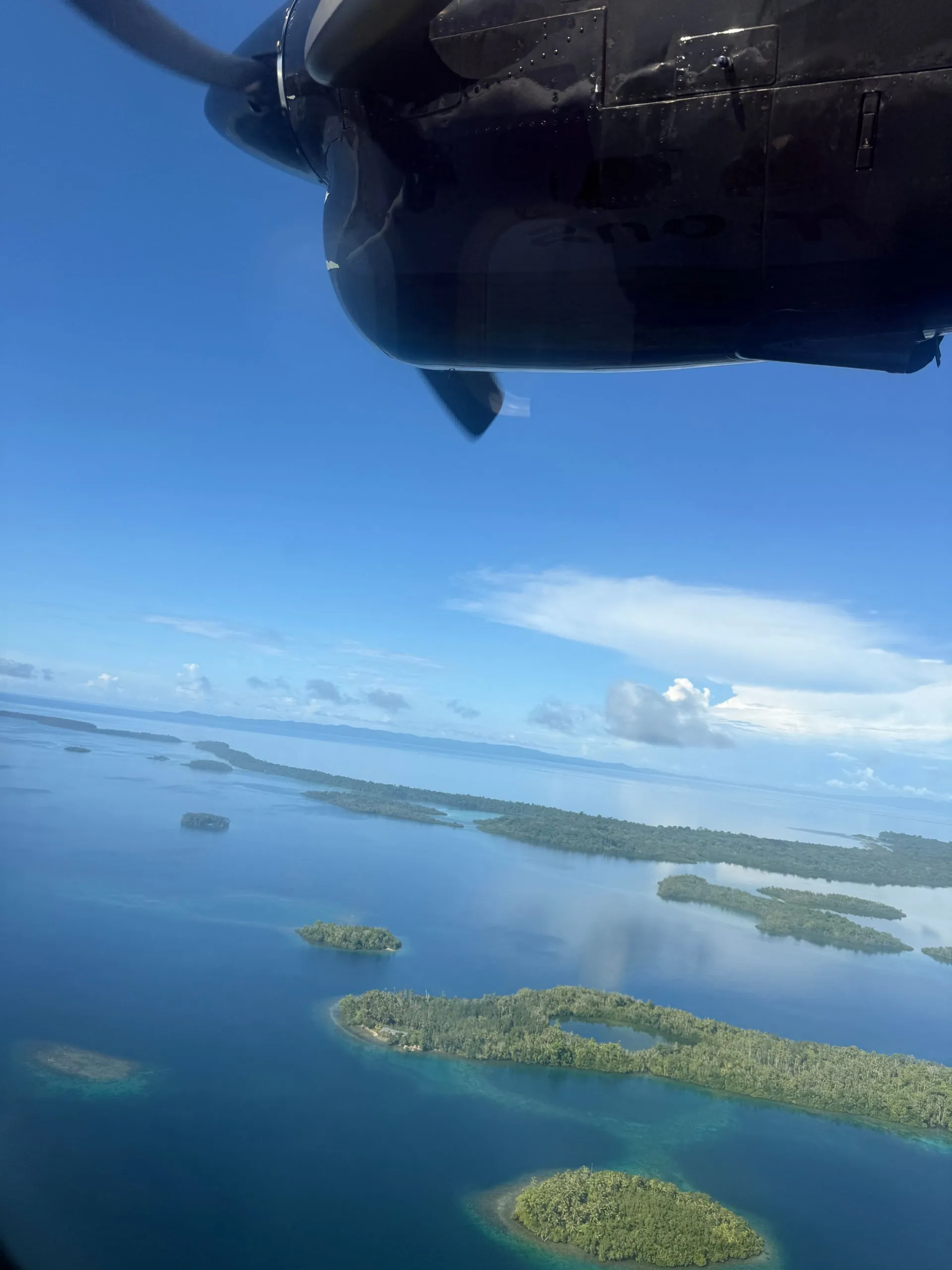 Flying back to Ship - 3 part journey