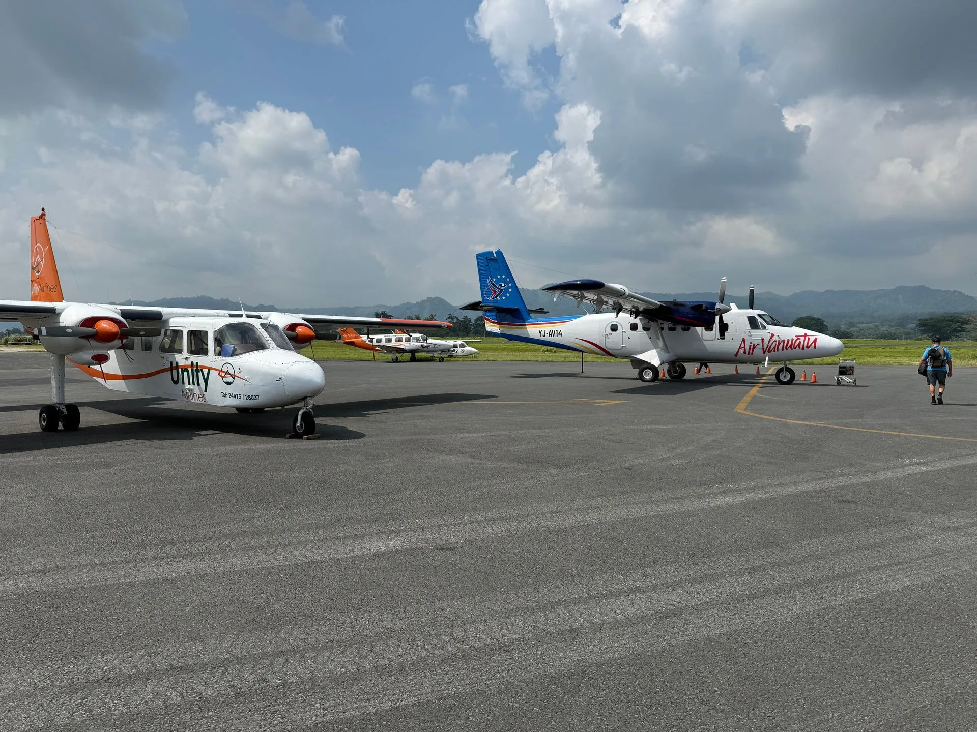 Flying back to Ship - 3 part journey