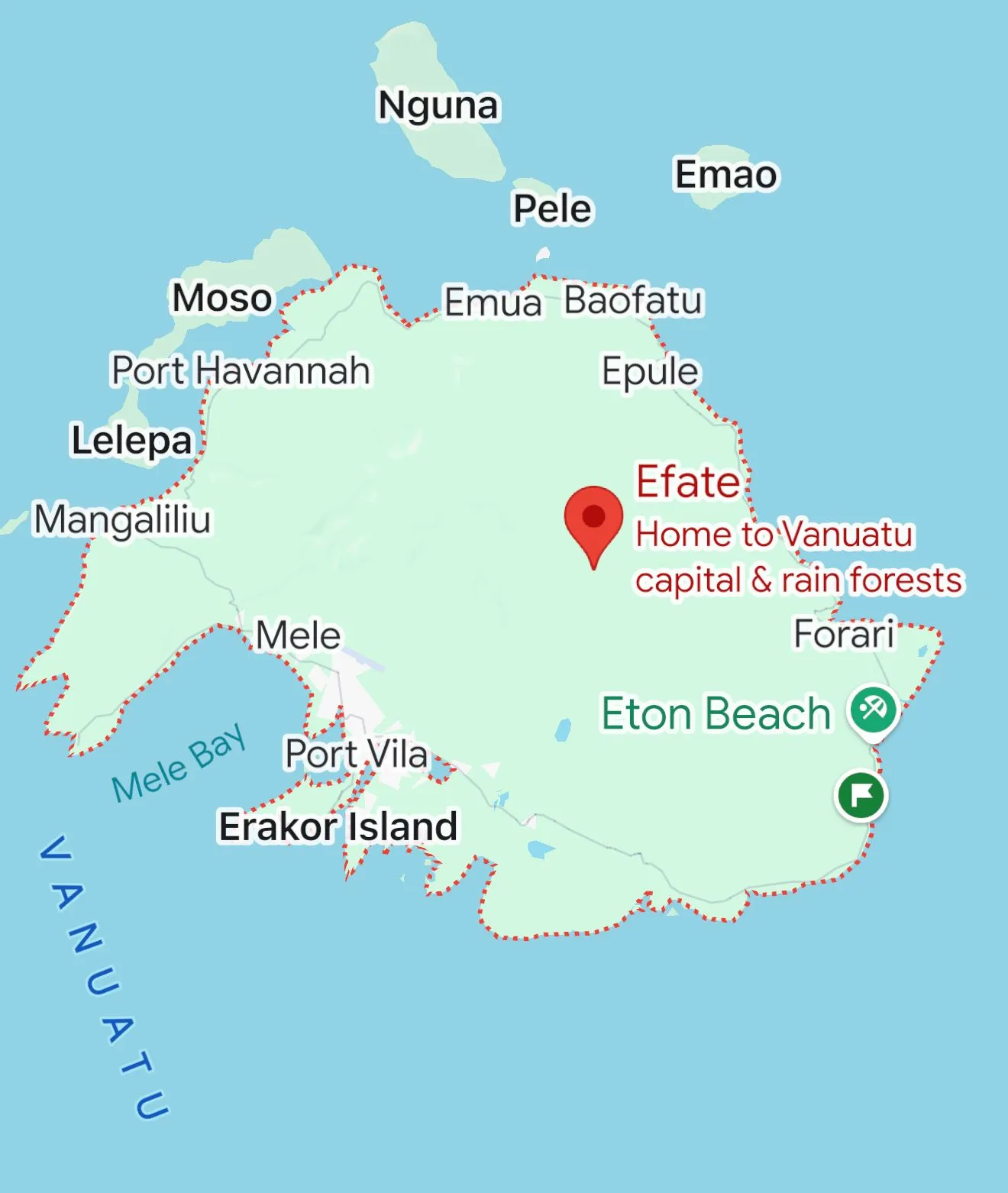 EFATE ISLAND, SOLOMON ISLANDS - Continued