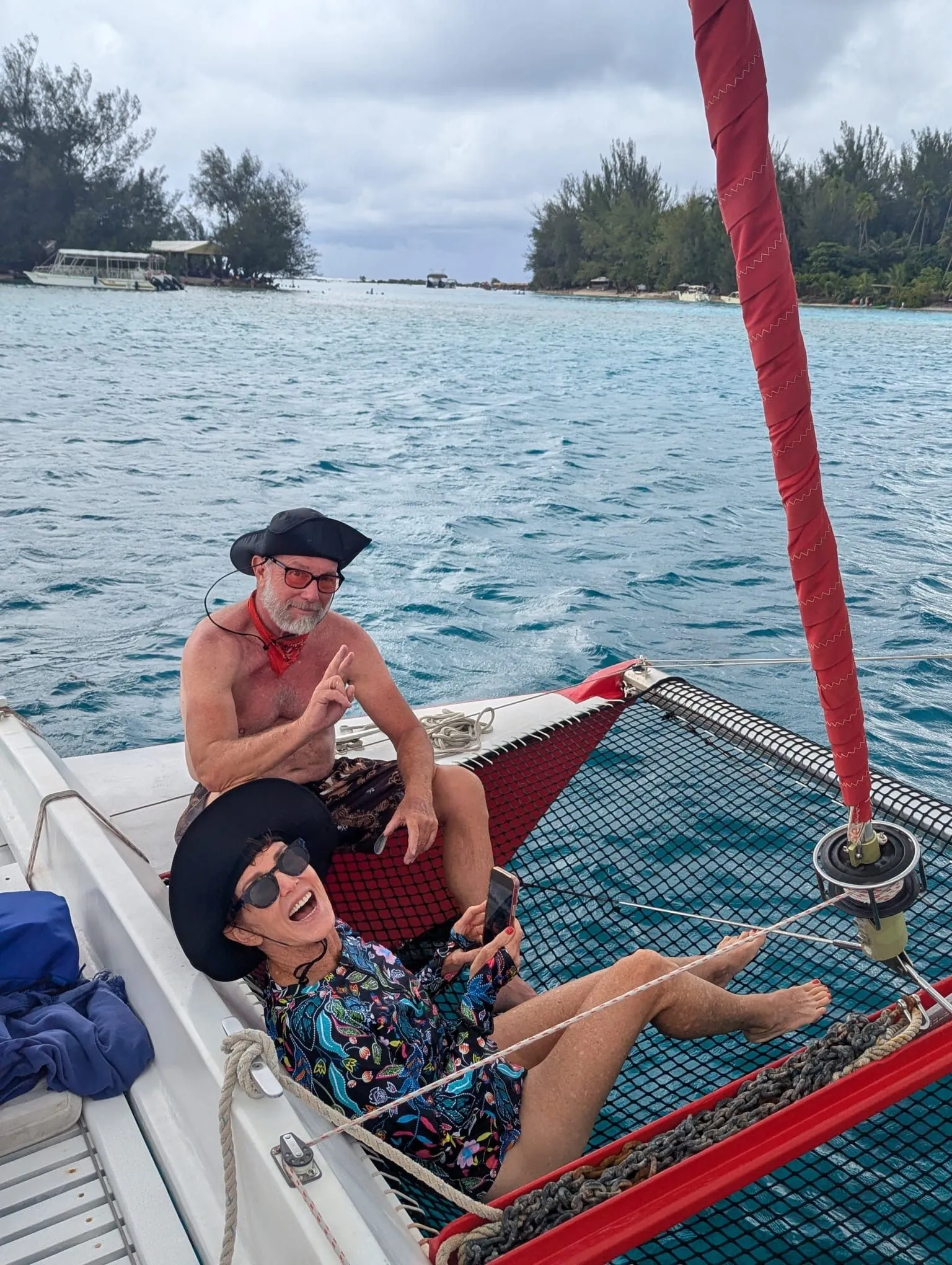 MOOREA,  FRENCH POLYNESIA - SAILING